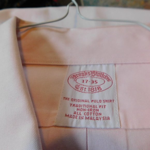 Men's Pink Brooks Brother's Shirt - Picture 3 of 3